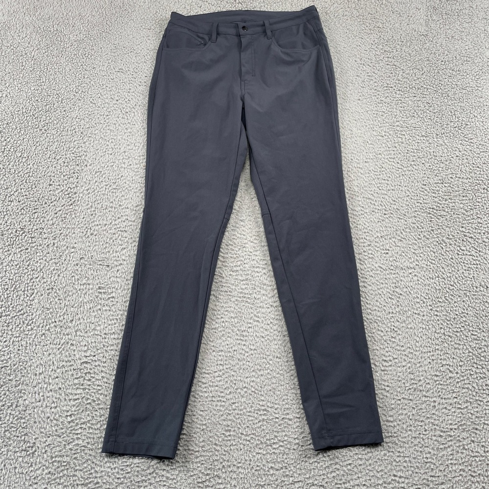 Gaiam Pants Mens 30 Gray Performance Straight Leg Active 5-Pocket RN 117927